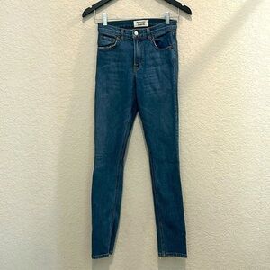 Reformation jeans size 24 blue denim